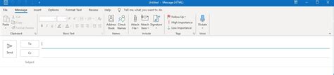 Outlook 2016 New Mail Message Looks Different Microsoft Community
