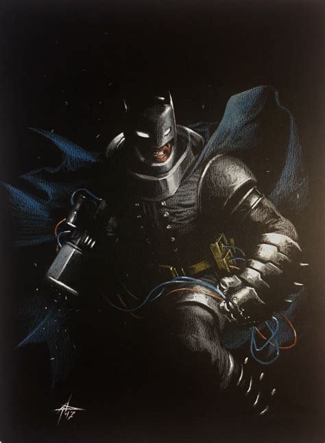 Gabriele Dellotto — Dark Knight Return Tribute Color Pencils On