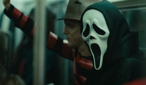 Scream 6 Trailer Easter Eggs — All Horror Costumes And Masks On Subway