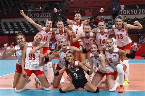 Turkey Women S Volleyball Team Stuns Defending Olympic Champion China Daily Sabah