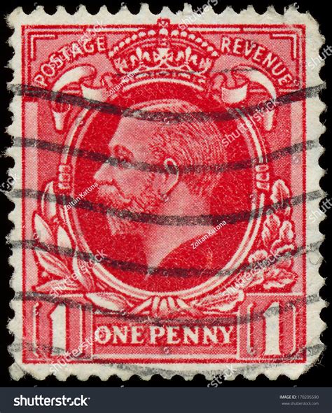 United Kingdom Circa 1912 To 1924 Stamp Printed In The Uk Shows An