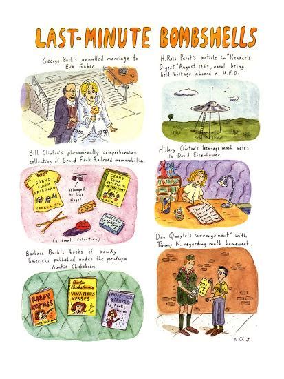 Last Minute Bombshells New Yorker Cartoon Premium Giclee Print Roz Chast