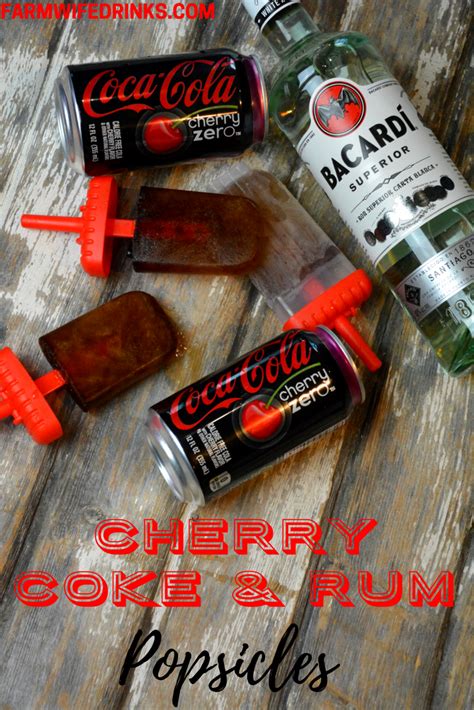 Cherry Coke And Rum Popsicles Are My Favorite Low Carb Summer Treat