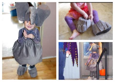 Homemade Elephant Costume For Annie Age 2 1 2 Elephant Costumes