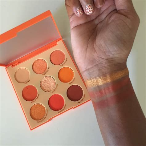 Makeup And Masala Colourpop Orange You Glad Palette Swatches