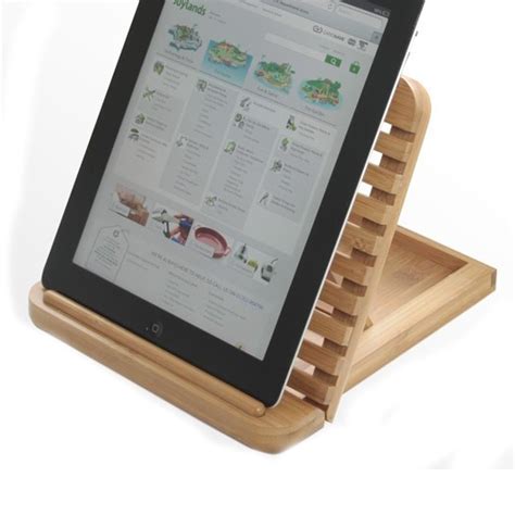 Bamboo Ipad Tablet Stand Eco Ts