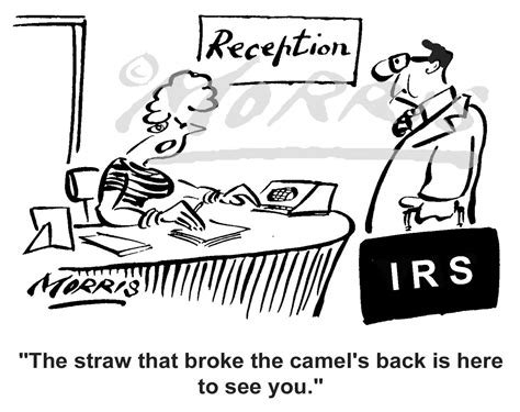 Irs Tax Comic Cartoon Ref 1530bwus Business Cartoons