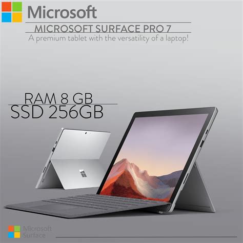 Microsoft Surface Pro 7 10th Gen Intel Core I5 8gb Ram 128gb