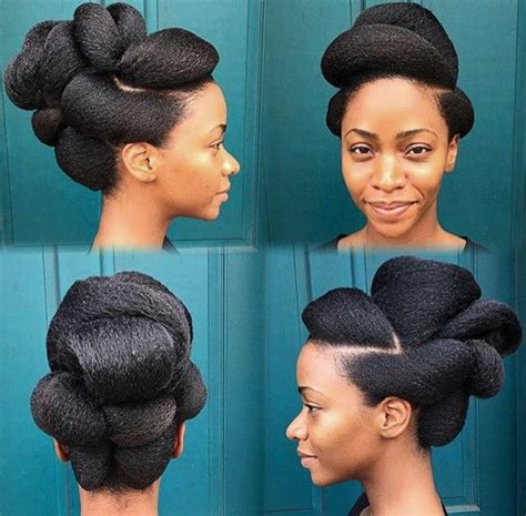 50 Cute Updos For Natural Hair
