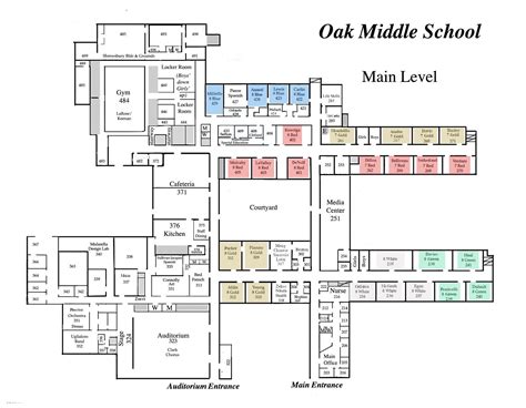 Middle School Floor Plans