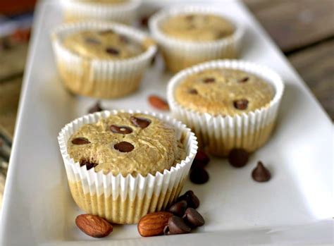 Make These 4 Ingredient Flourless Salted Caramel Chocolate Chip Muffins