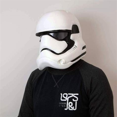 3d Printable Fully Wearable Star Wars Vii Storm Trooper Helmet By Lloyd