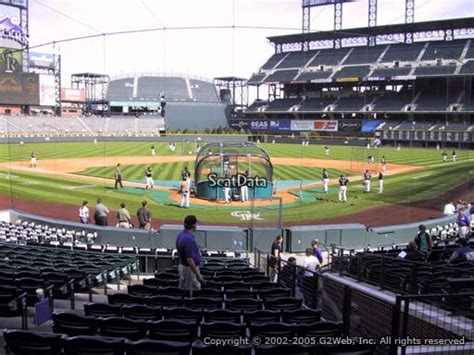 Seat View From Section 131 At Coors Field Colorado Rockies