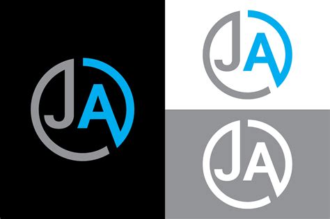 Initial Letter Ja Logo Or Icon Design Graphic By Atiktaz7 · Creative