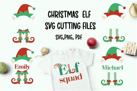 Christmas Elf Svg Cutting Files Afbeelding Door Inkolyart · Creative