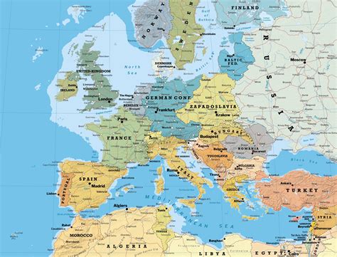 Thousand Week Reich - Map of Europe, 2019 : imaginarymaps