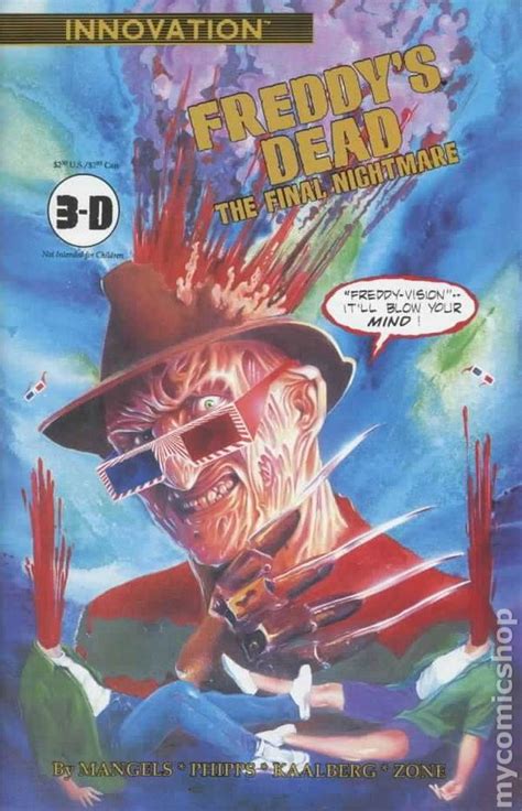 The final nightmare (also known as a nightmare on elm street 6: Freddy's Dead The Final Nightmare (1992) 3-D comic books
