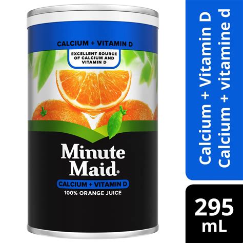 Minute Maid Orange Juice Calcium Vitamin D Frozen Concentrate 295 Ml