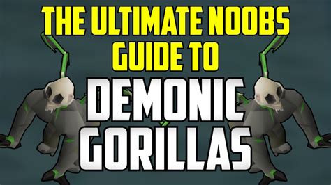 Demonic gorillas are found in the crash site cavern. OSRS - The Ultimate Noobs Guide To DEMONIC GORILLAS! - YouTube
