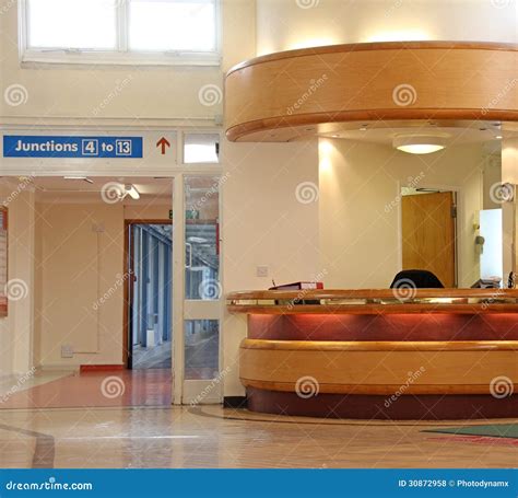 Hospital Reception Desk Stock Photo Image Of Office 30872958