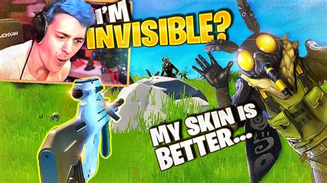 You Can Turn Invisible With This Skin W Reverse2k Fortnite Battle