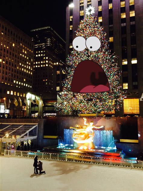 Patrick Surprised At Engagement At Rockefeller Tree Fixed