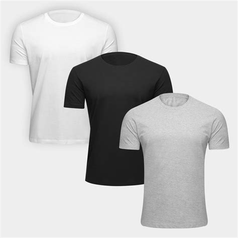 Kit Camiseta Básica Masculina C 3 Peças Mescla Allianz Parque Shop