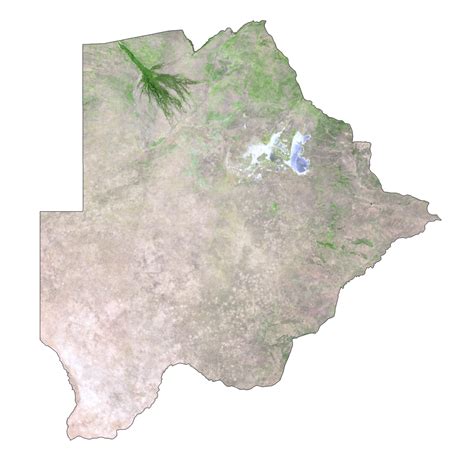 Botswana Map And Satellite Imagery Gis Geography