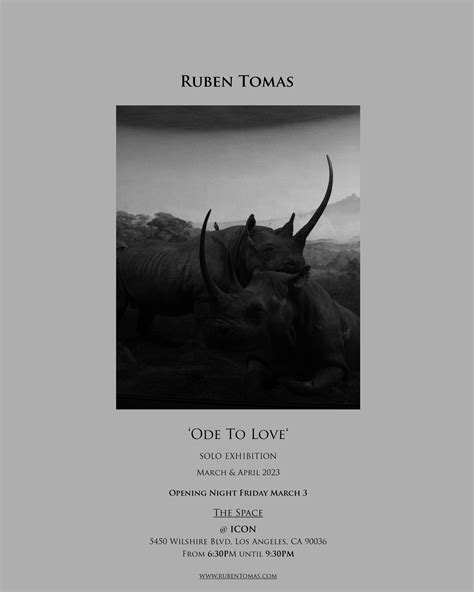 Ode To Love Solo Exhibition Ruben Tomas Photography