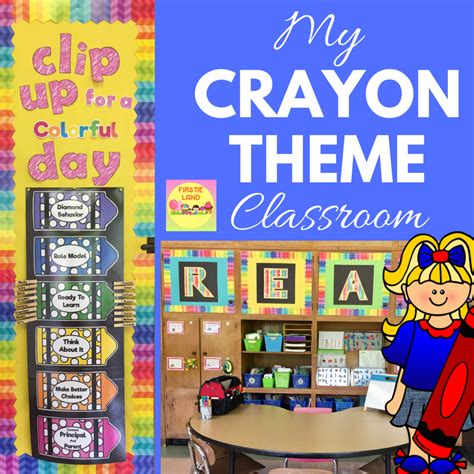 Crayon Themed Classroom Ideas For First Grade Firstieland First