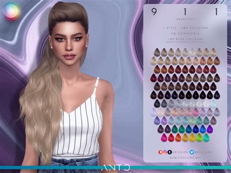 911 Hairstyle Requires The Chromatic Collection 1 Λnto On Patreon