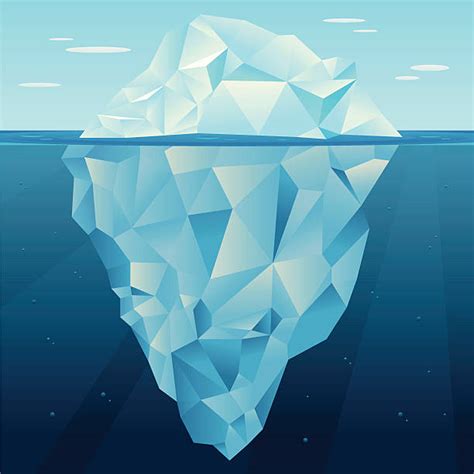 Iceberg Under The Surface Illustrations Royalty Free Vector Graphics