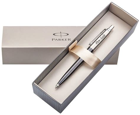 Personalised Gifts For Him Engraved Parker Jotter Black Ballpoint Pen
