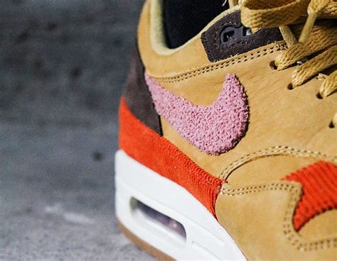 Alle Release Info Over De Nike Air Max 1 Premium Crepe Sole Dark Obsidian And Wheat Gold