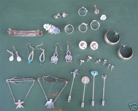 Vintage Ster Silver Native American Indian Jewelry Lot 20938265