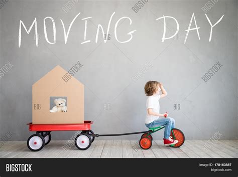 Child New Home Moving Image And Photo Free Trial Bigstock