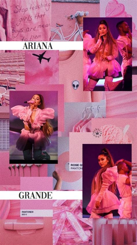 Ariana Grande Pink Wallpapers Wallpaper Cave