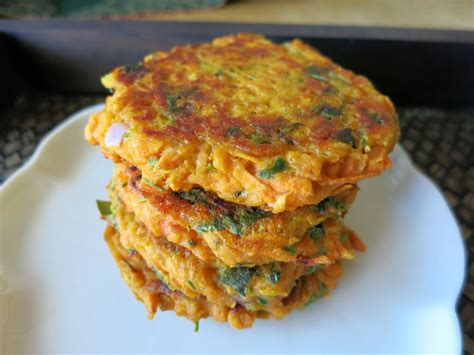 Enjoy with a fresh green salad, and whole grain toast, or brown rice. Geetha's Kitchen: Sweet Potato Patties (Yam Latkes/Cakes)