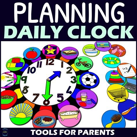 Time Management Daily Planning Clock Made By Teachers
