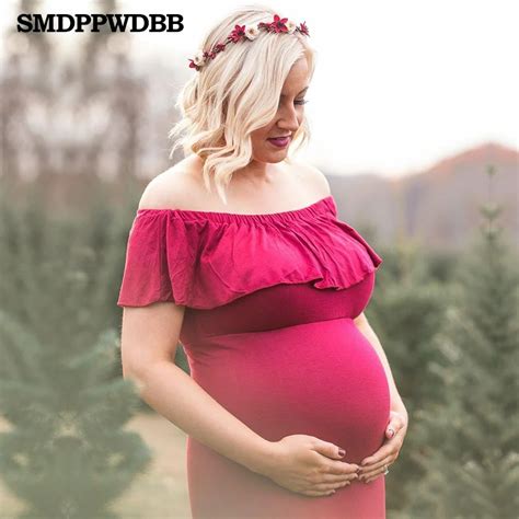 Smdppwdbb Maternity Dresses Maternity Photography Props Plus Size Dress