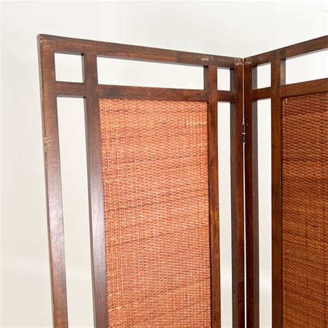 Wooden Cane Room Dividerscreen Atomic Furnishing And Design