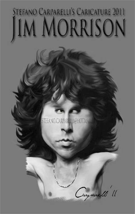 Jim Morrison By Carparelli Famous People Cartoon Toonpool