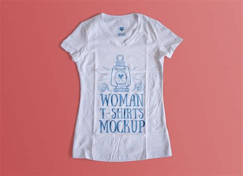 female  shirt mockup psd good mockups