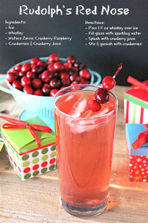 The sweet pursuit of decadent desserts and the heat and comfort of cooking with bourbon. Rudolph's Red Nose Drink Recipe | Rudolph red nose ...