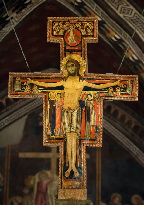 San Damiano Crucifix Fashioned Around The Year 1100 Moved To The