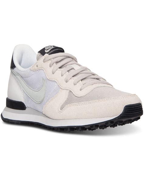 Nike Leather Womens Internationalist Casual Sneakers From Finish Line