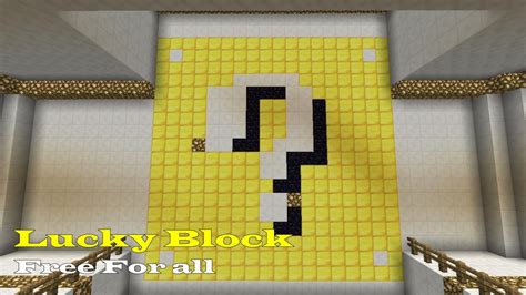 Lucky Block Free For All Minecraft Map