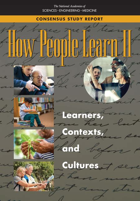 I act without thinking and i want to change and read more about how to. How People Learn II: Learners, Contexts, and Cultures ...