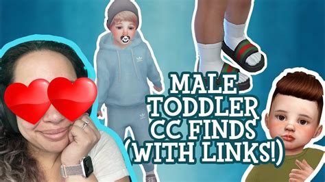 Toddler Male Cc Shopping Wlinks The Sims 4 Youtube