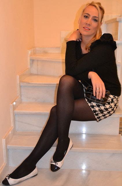Tweed Skirt Pantyhose Outfit By Bestdressedbloggergirls Via Flickr